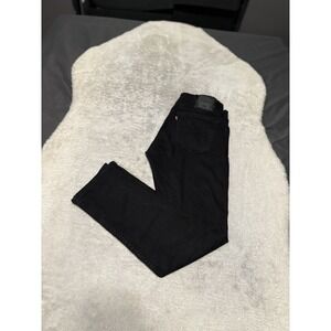 Levis 511‎ Mens Black Slim Denim Jeans Size 34x32 Pants Stretch Faded